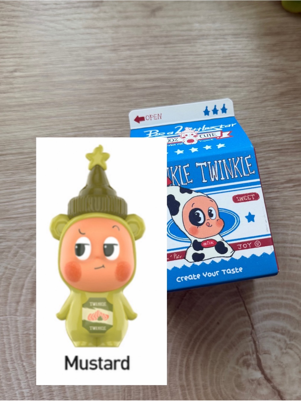 Pop Mart Twinkle Twinkle Create Your Taste Mustard Blind Box Figurine